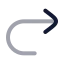 Redo icon with twotone rounded style