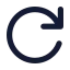 Refresh icon with solid standard style