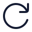 Refresh icon with stroke rounded style