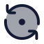 Refreshccwdot icon with duotone rounded style