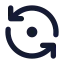 Refreshccwdot icon with solid standard style