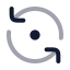 Refreshccwdot icon with twotone rounded style
