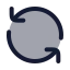 Refreshccw icon with duotone rounded style