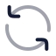 Refreshccw icon with twotone rounded style