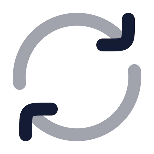 Refresh Cw Icon in Bulk Rounded style