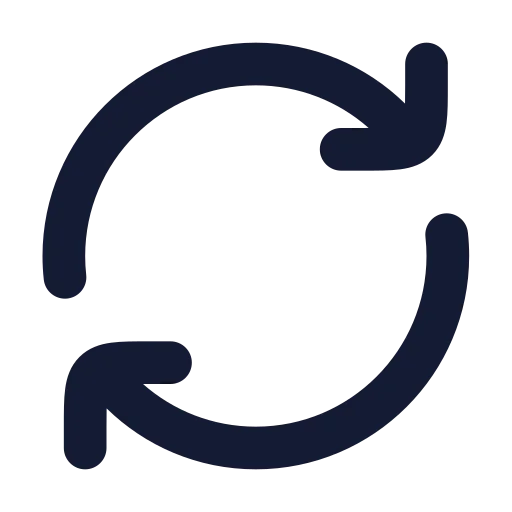 Refresh Cw Icon in Solid Rounded style