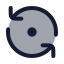 Refreshdot icon with duotone rounded style