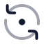 Refreshdot icon with twotone rounded style