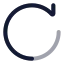 Refresh icon with twotone rounded style