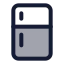 Refrigerator icon with duotone standard style