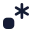 Regex icon with solid rounded style