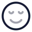 Relieved icon with twotone rounded style