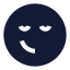 Relieved icon with solid sharp style