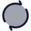 Reload icon with duotone rounded style