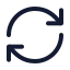 Reload icon with stroke standard style