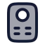 Remotecontrol icon with duotone rounded style