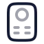 Remotecontrol icon with twotone rounded style