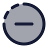 Remove Circle Half Dot icon preview