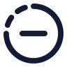 Remove Circle Half Dot icon preview