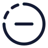 Remove Circle Half Dot icon preview