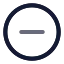 Removecircle icon with twotone rounded style