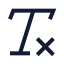 Removeformatting icon with stroke sharp style