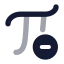 Removepi icon with bulk rounded style