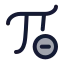 Removepi icon with duotone rounded style