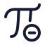 Removepi icon with stroke standard style