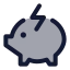 Renewableenergy icon with duotone standard style