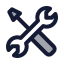 Repair icon with duotone rounded style