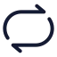 Repeat icon with stroke standard style