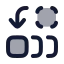 Replaceall icon with duotone rounded style