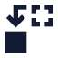 Replace icon with solid sharp style