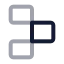Replit icon with twotone rounded style
