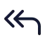 Replyall icon with duotone standard style