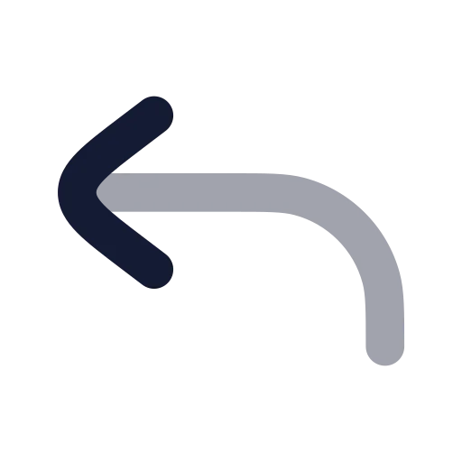Reply Icon in Bulk Rounded style