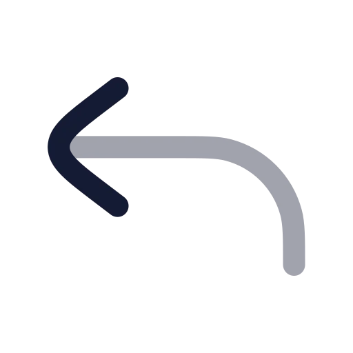 Reply Icon in Twotone Rounded style