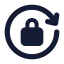 Resetpassword icon with solid standard style