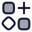 Resourcesadd icon with duotone rounded style