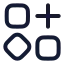 Resourcesadd icon with stroke rounded style