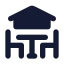 Restaurant icon with solid standard style