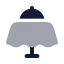 Restauranttable icon with bulk rounded style