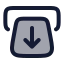 Reversewithdrawal icon with duotone rounded style