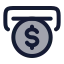 Reversewithdrawal icon with duotone rounded style
