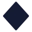 Rhombus icon with solid sharp style