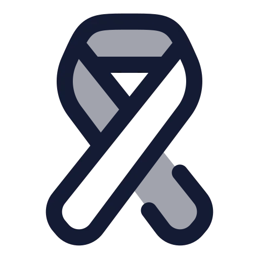 Ribbon Icon in Duotone Rounded style