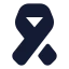 Ribbon icon with solid standard style