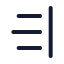 Righttoleftblockquote icon with duotone standard style