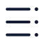 Righttoleftlistbullet icon with stroke standard style